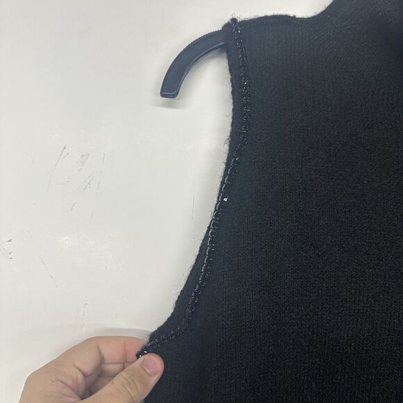 Worthington Woman’s Black Knitted Tank Top Size Large - Picture 2 of 7